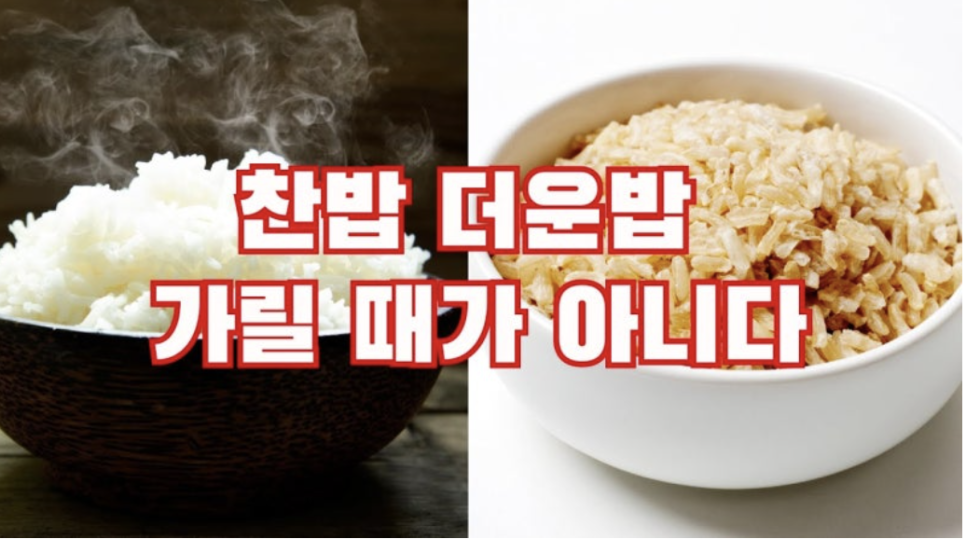 [덕은동 다이어트 한의원] 다이어트 중이면 찬밥이 도움 된다는 거, 알고 계셨나요?